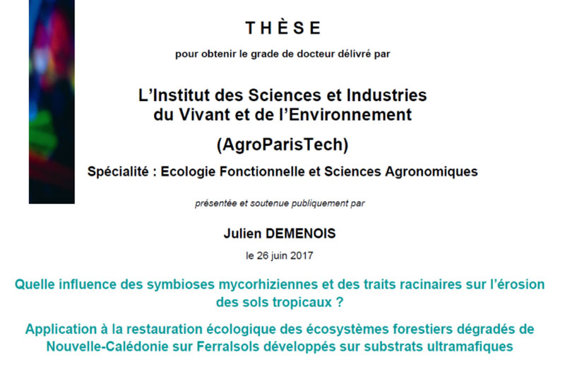 Soutenance de thèse d'un ancien étudiant GEEFT